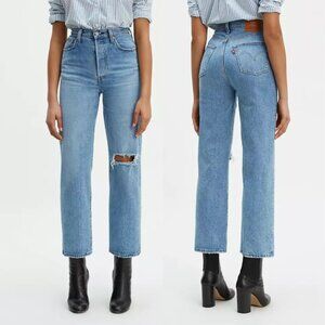 Levi's Ribcage Straight Ankle Jeans - Haters Gonna Hate - Size 29